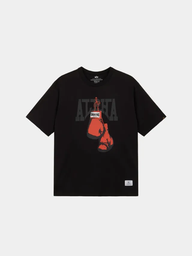 Alpha Industries Boxer t-shirt coton homme noir relaxed