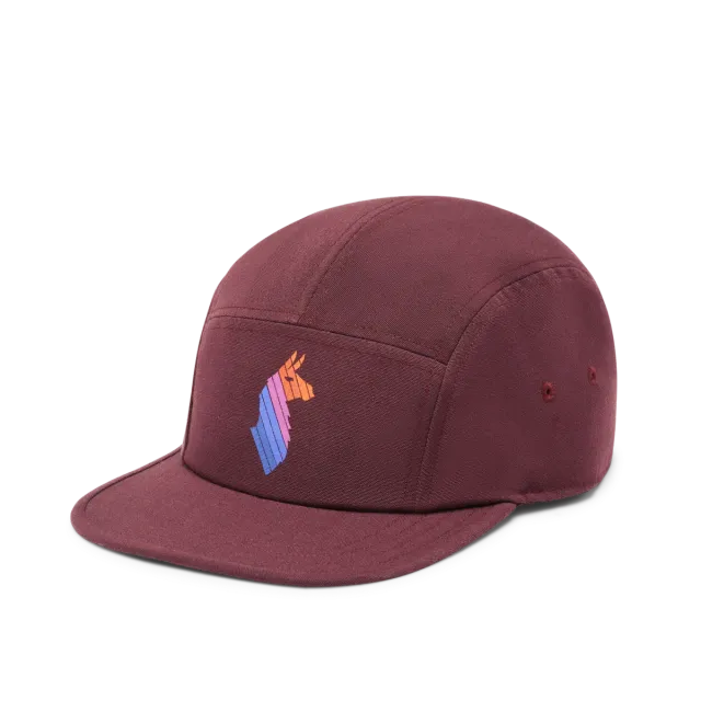 Cotopaxi Llama Stripes casquette 5-panel bordeaux