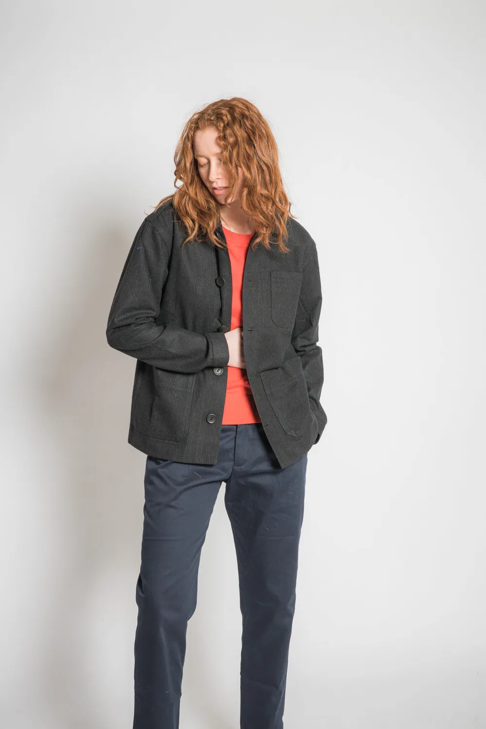 Soubacq Le Bleu Row veste lainage costume