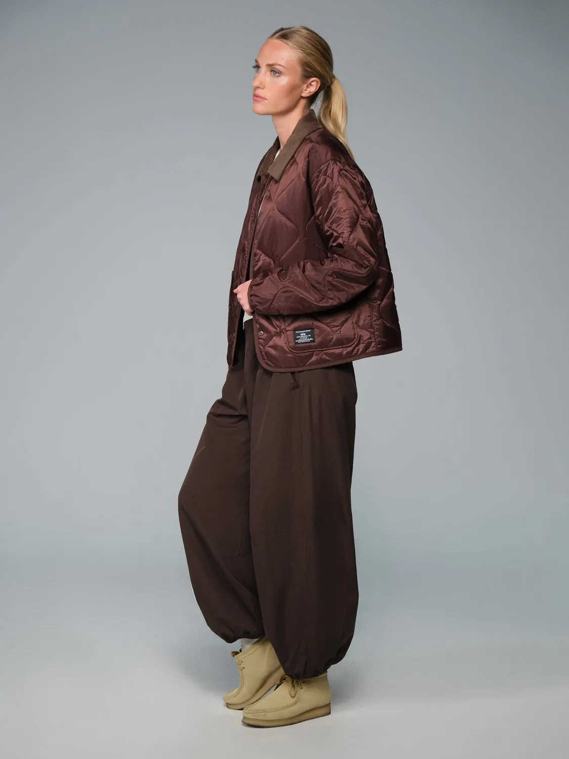Alpha Industries Coast Liner veste femme cocoa matelassée