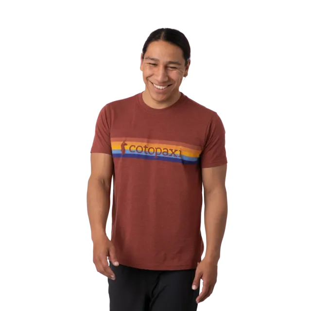 Cotopaxi On The Horizon t-shirt homme rouille imprimé