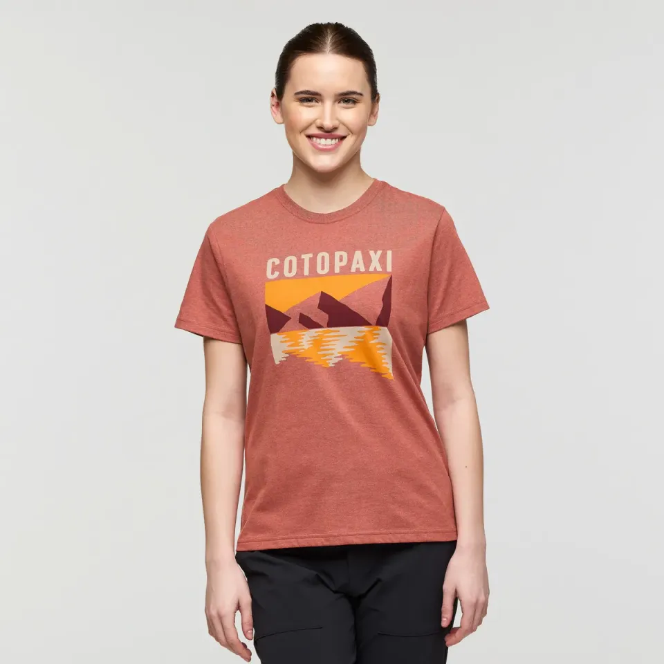 Cotopaxi Reflections T-shirt femme Faded Brick graphique