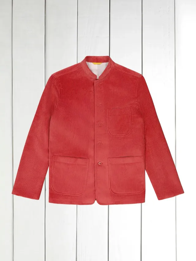 Hollington Tyrol ajustée veste velours vieux rose