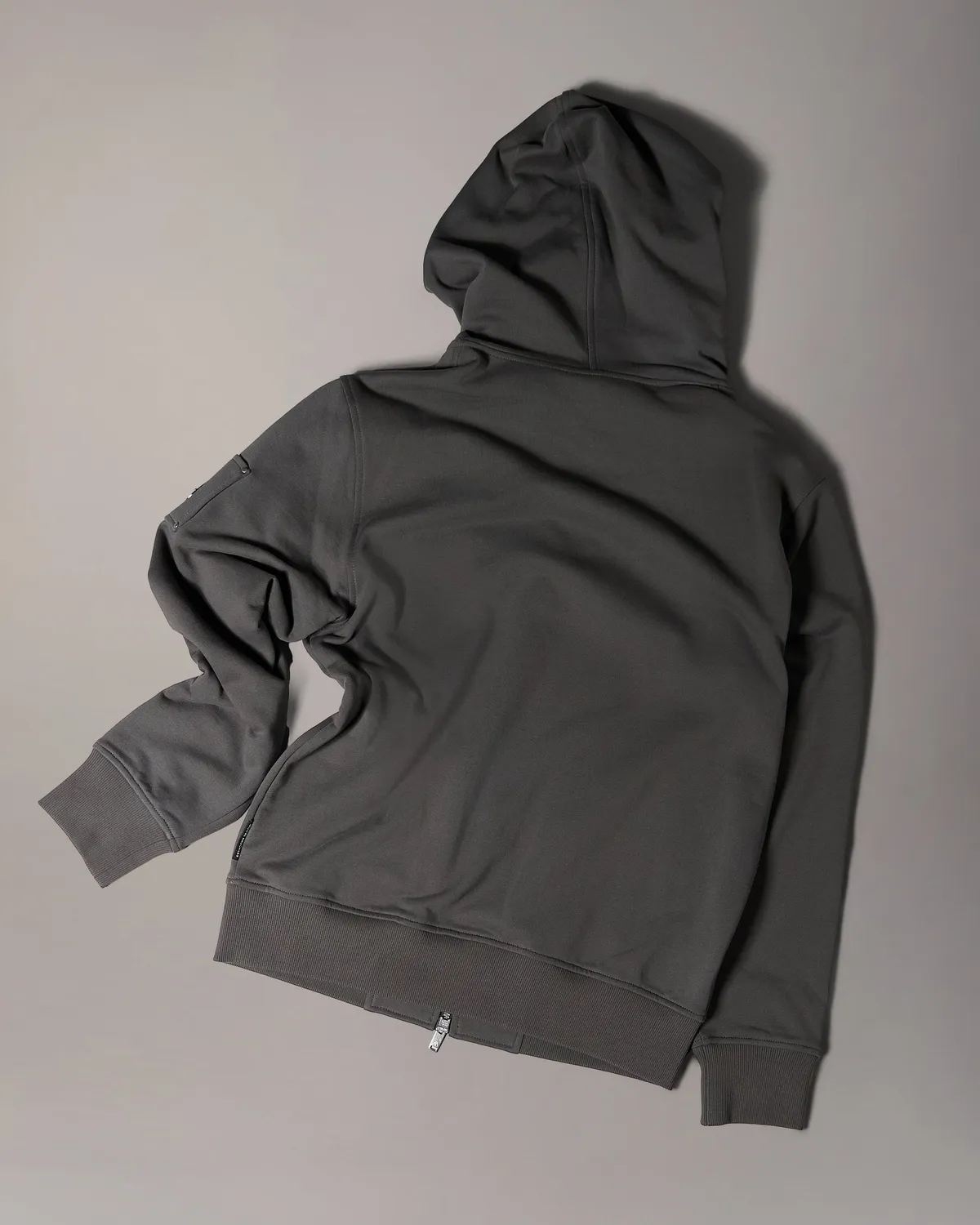 Moose Knuckles Hartsfield hoodie zippé ciment
