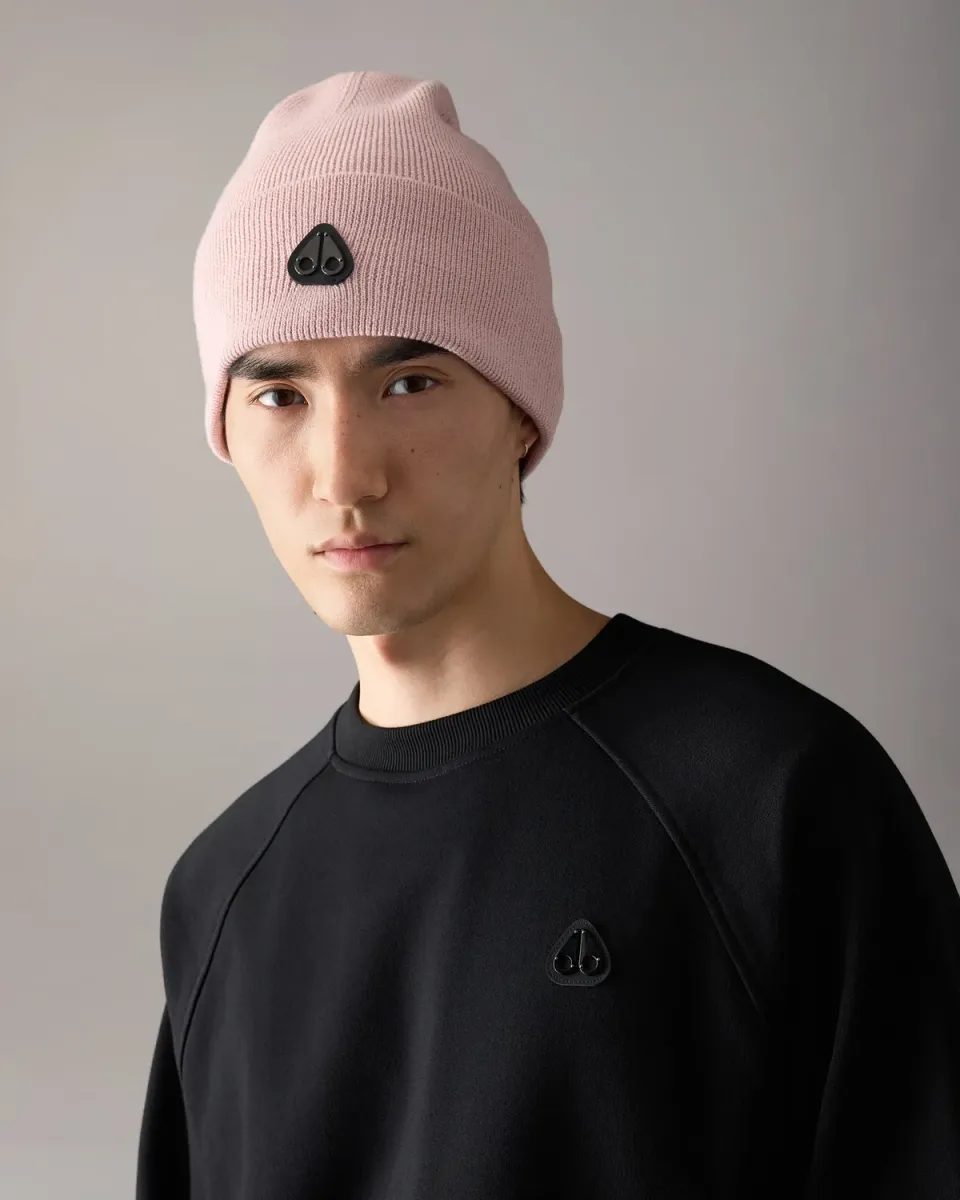 Moose Knuckles Frost Bonnet Rosewood Coton-Laine Chaud