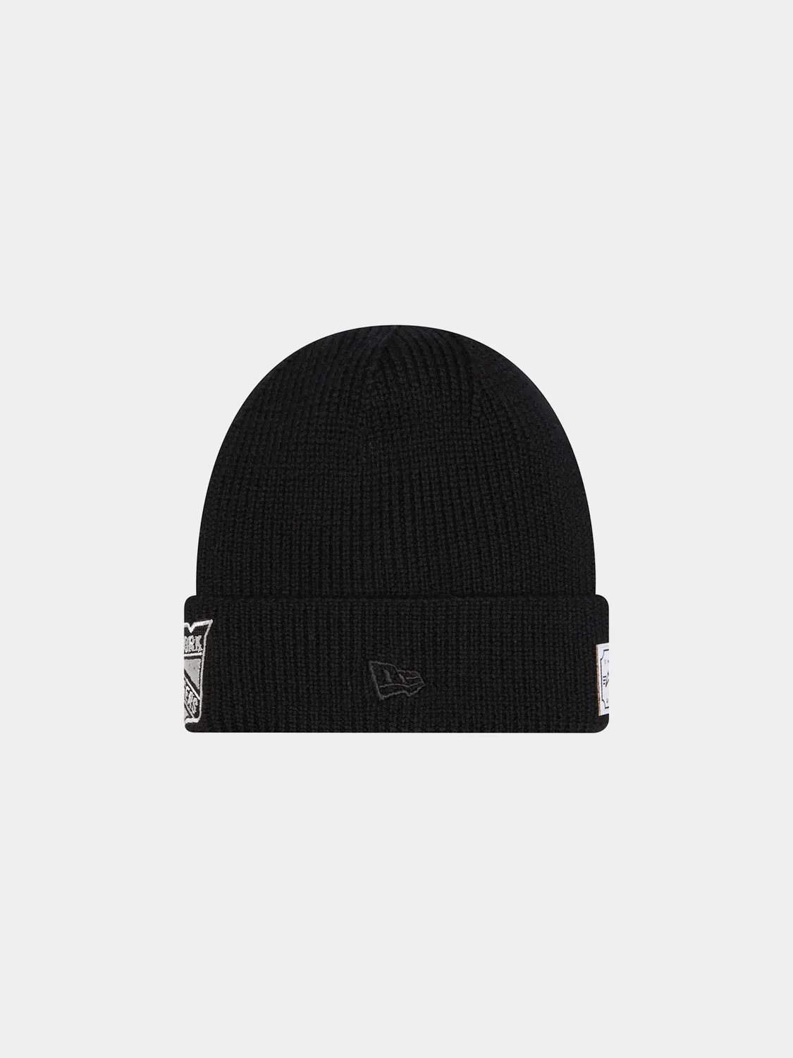 Alpha Industries Rangers bonnet court noir laine mérinos