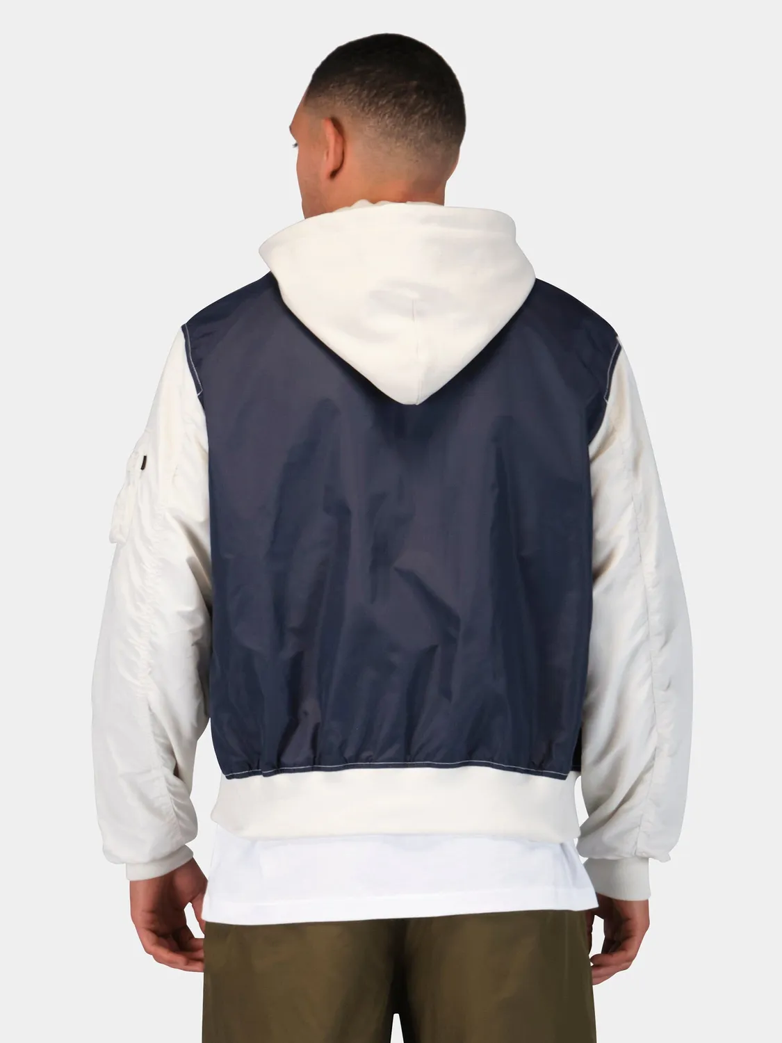 Alpha Industries L-2B Blouson Bleu Capuche Léger