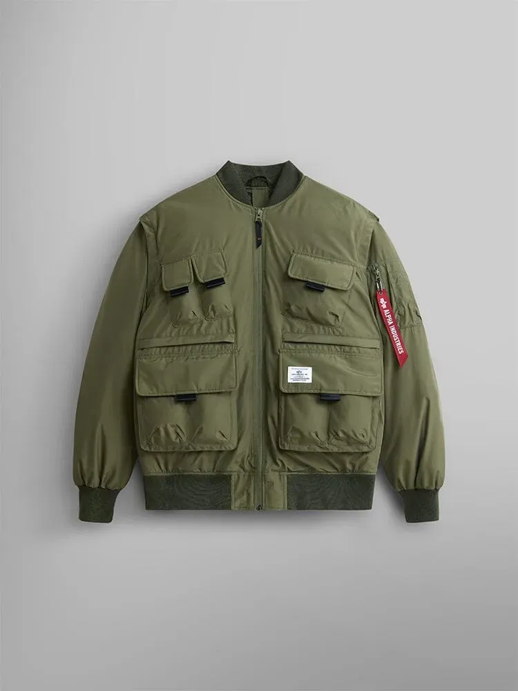 Alpha Industries Multi Pocket Bomber blouson vert OG-107