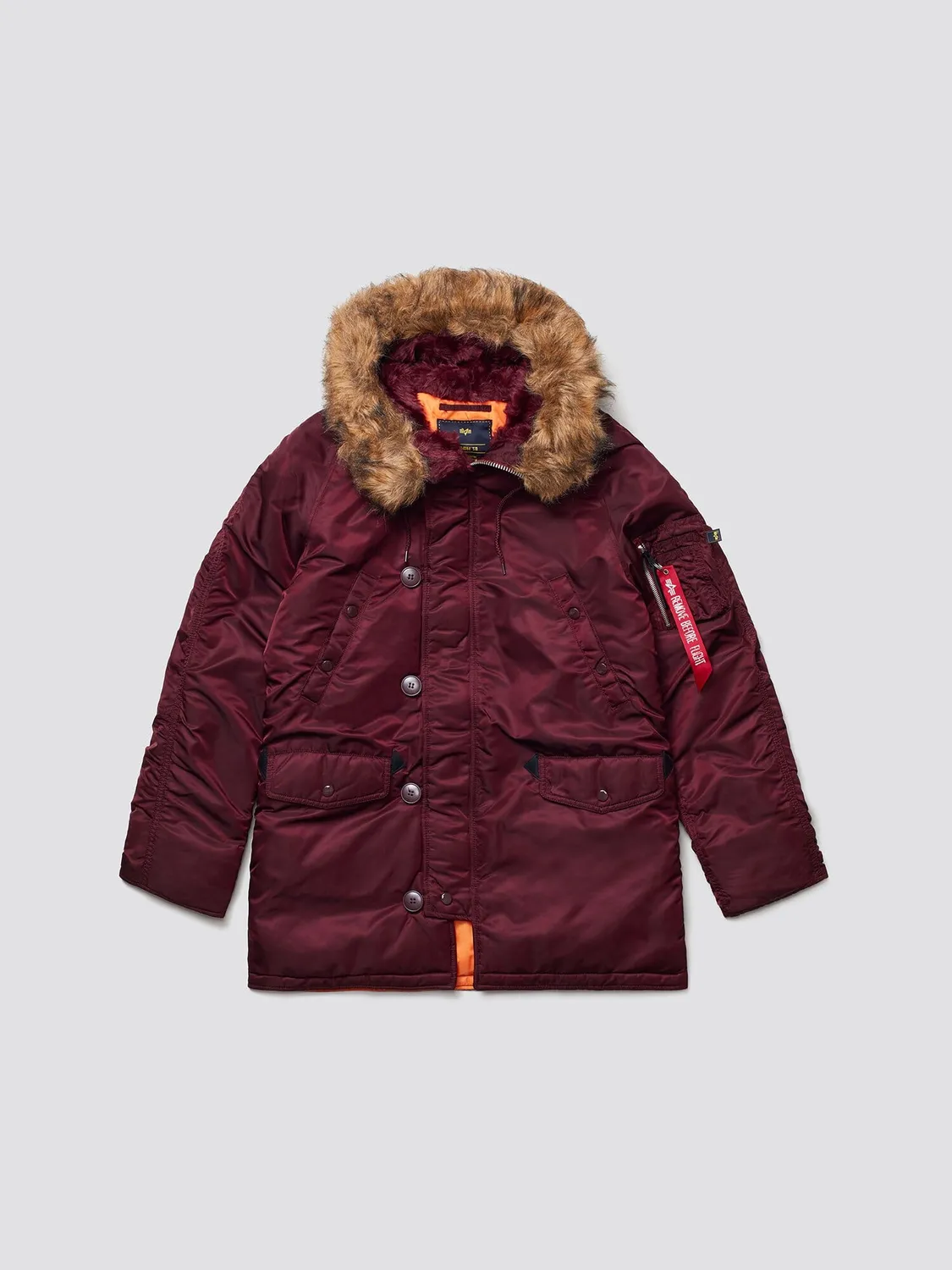 Alpha Industries N-3B Slim parka homme grand froid nylon