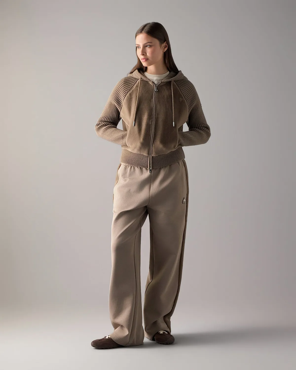 Moose Knuckles Junction pull capuche ashen laine
