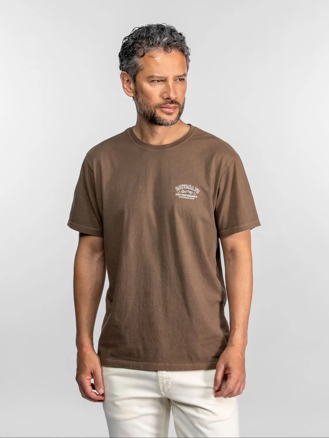 Daytona Preston t-shirt vintage Black coton 180g