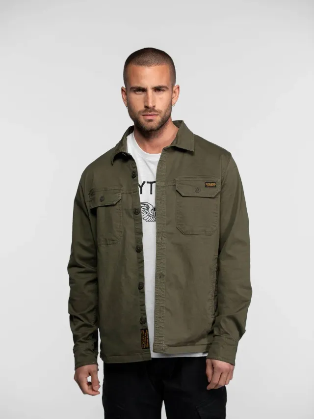 Daytona Comdrill surchemise worker homme Beige serge coton