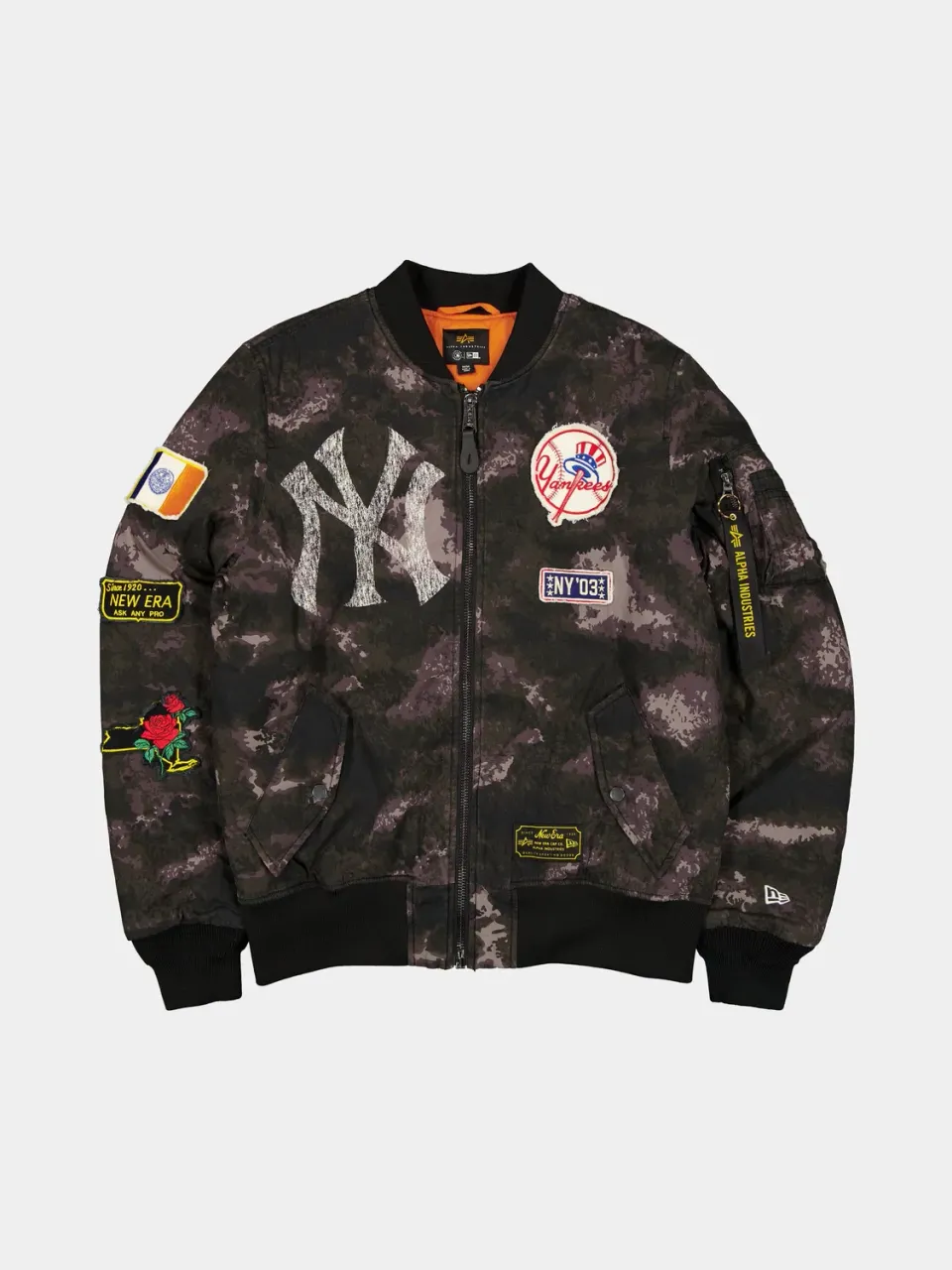 Alpha Industries MA-1 Yankees blouson bomber noir camo