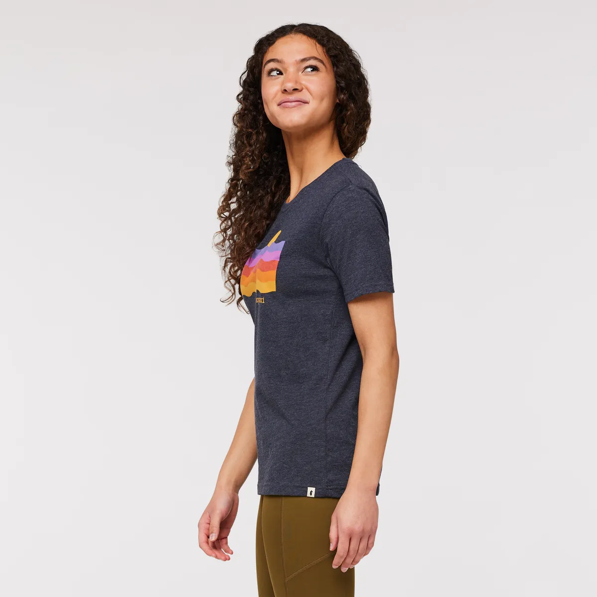 Cotopaxi Disco Wave t-shirt femme graphique rétro