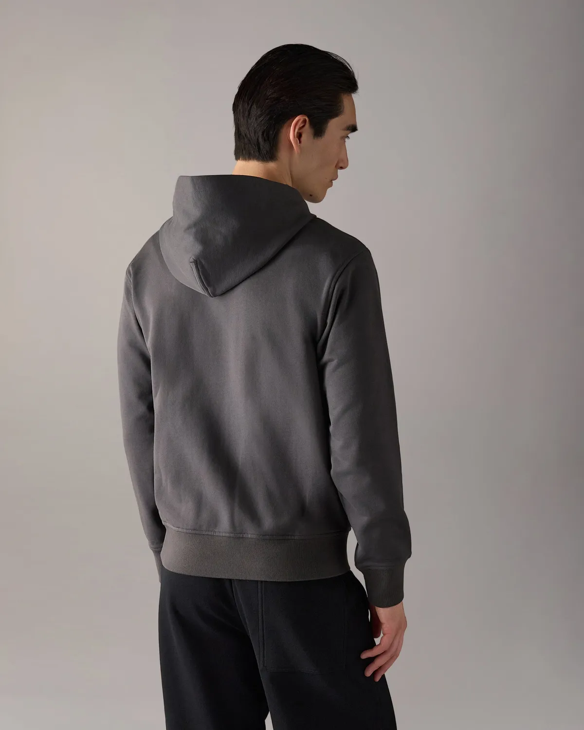 Moose Knuckles Hartsfield hoodie zippé ciment