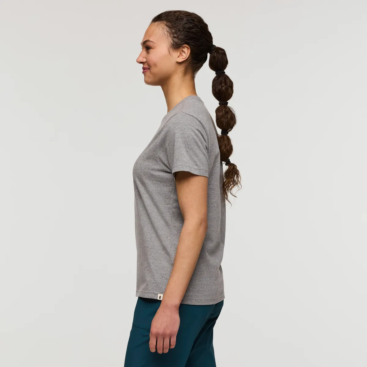 Cotopaxi Llama T-shirt Femme Heather Grey Coton Bio