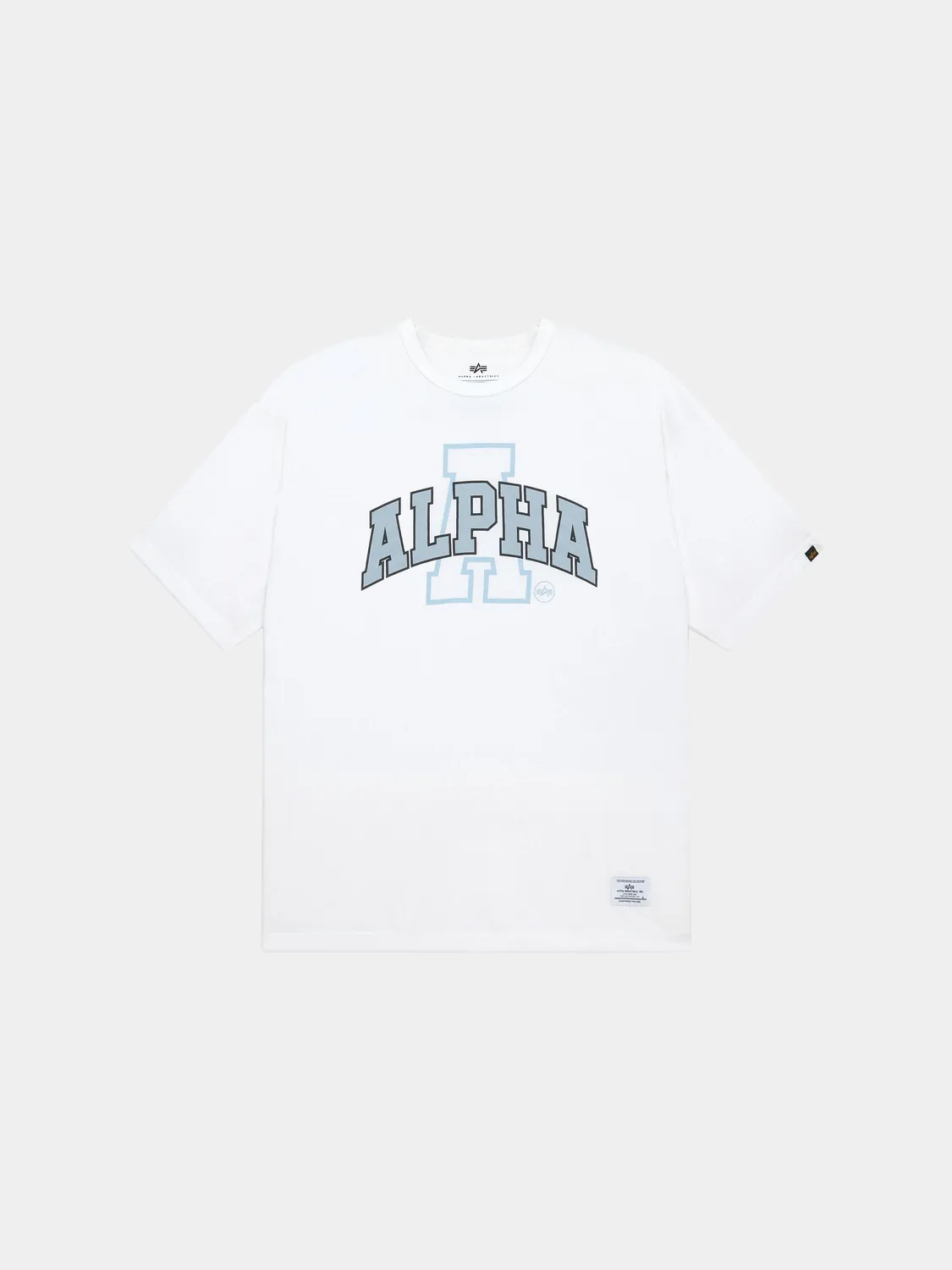 Alpha Industries Collegiate t-shirt coton bleu relaxed