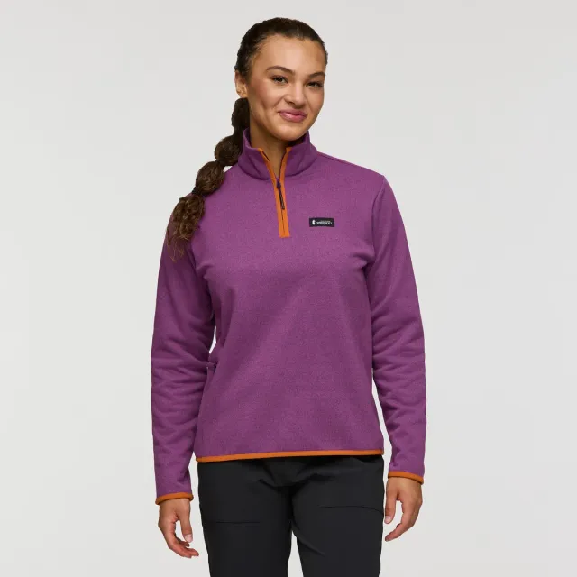 Cotopaxi Envo polaire femme quart zip douce recyclée