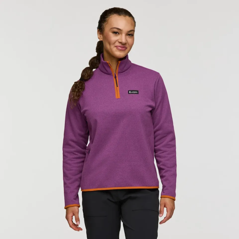 Cotopaxi Envo polaire femme quart zip douce recyclée