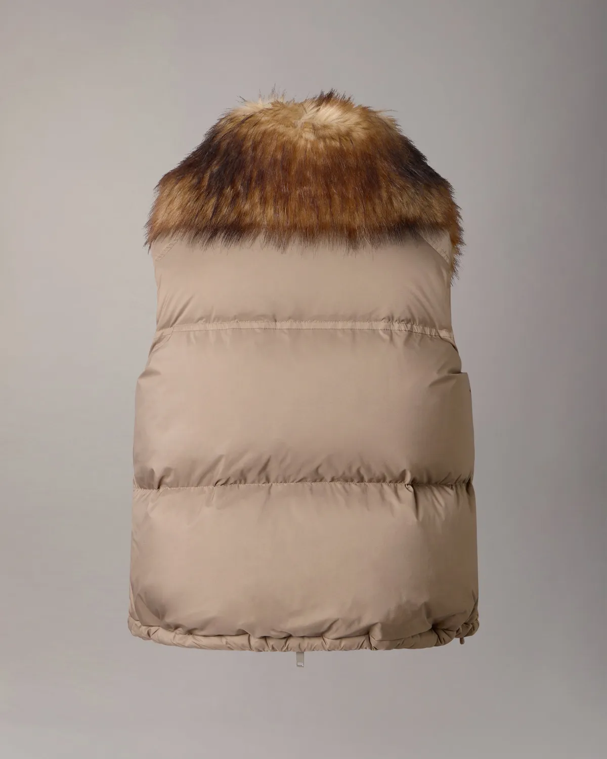 Moose Knuckles Everest gilet duvet gris Ashen sans manches