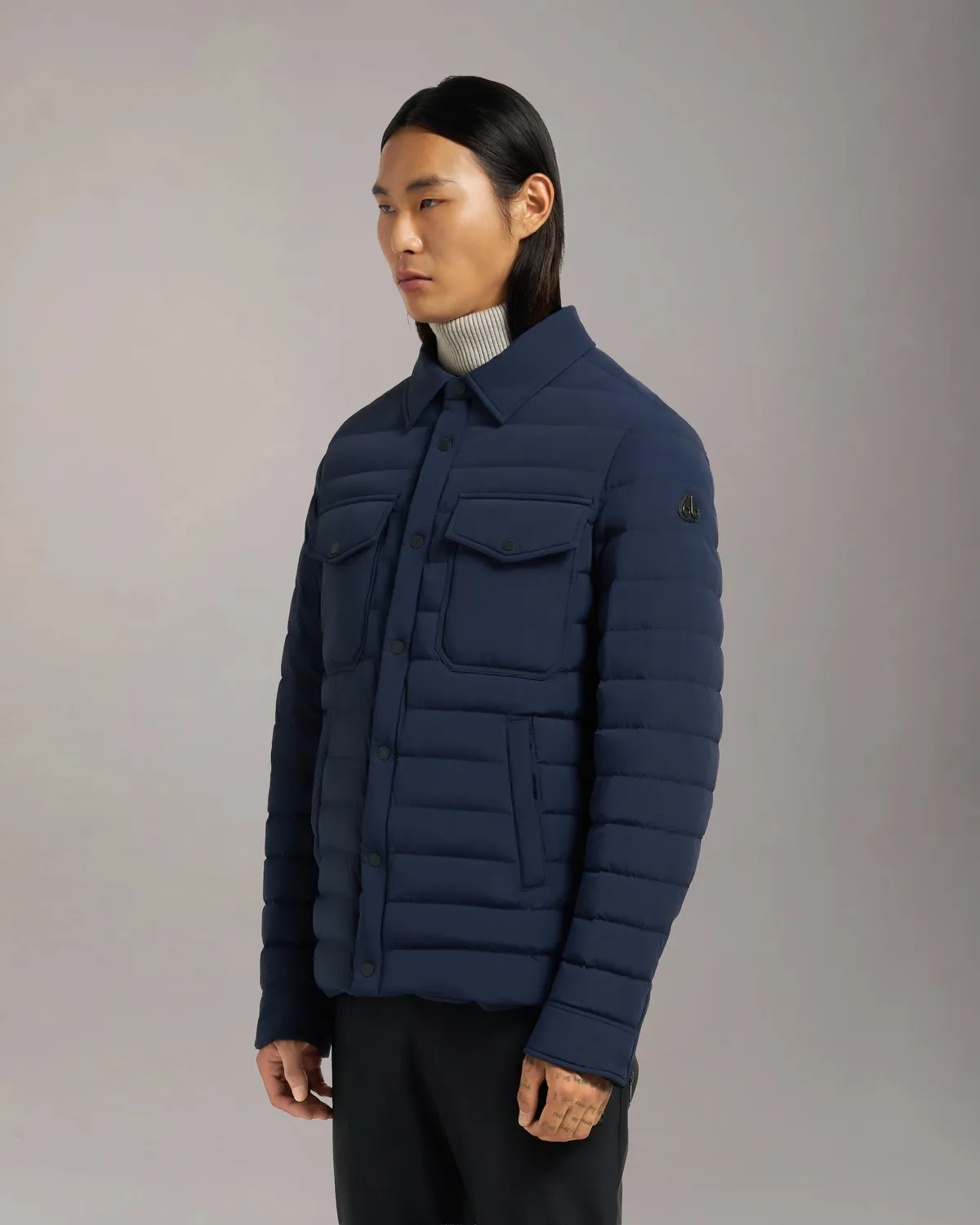 Moose Knuckles Lennox Shirt Jacket veste navy
