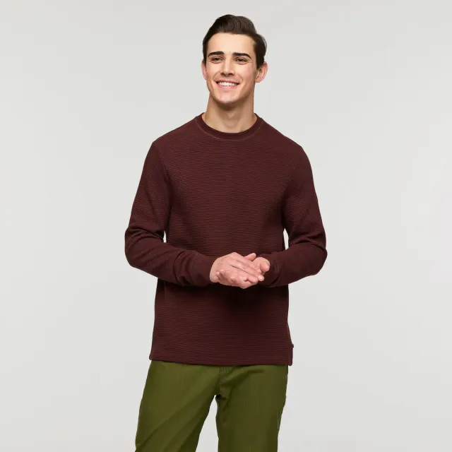 Cotopaxi Atajo chemise gaufrée homme Chestnut manche longue