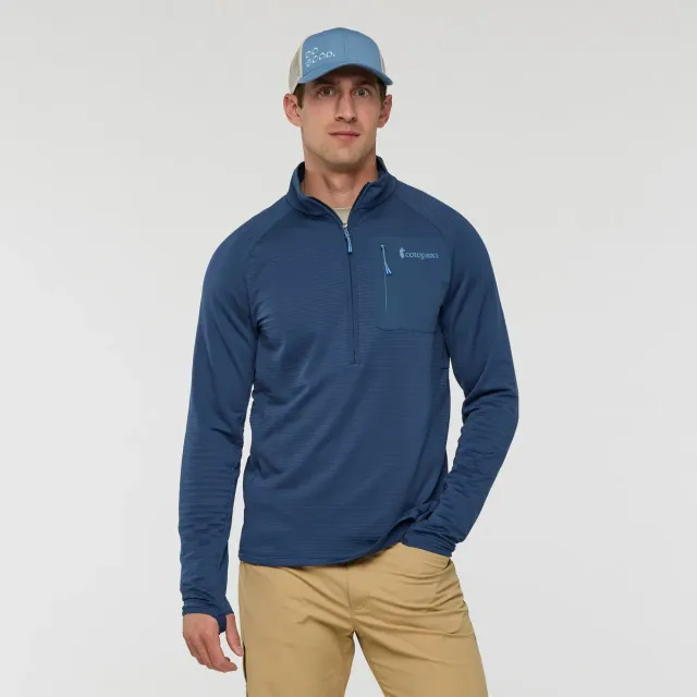 Cotopaxi Otero polaire homme Deep Sea demi-zip