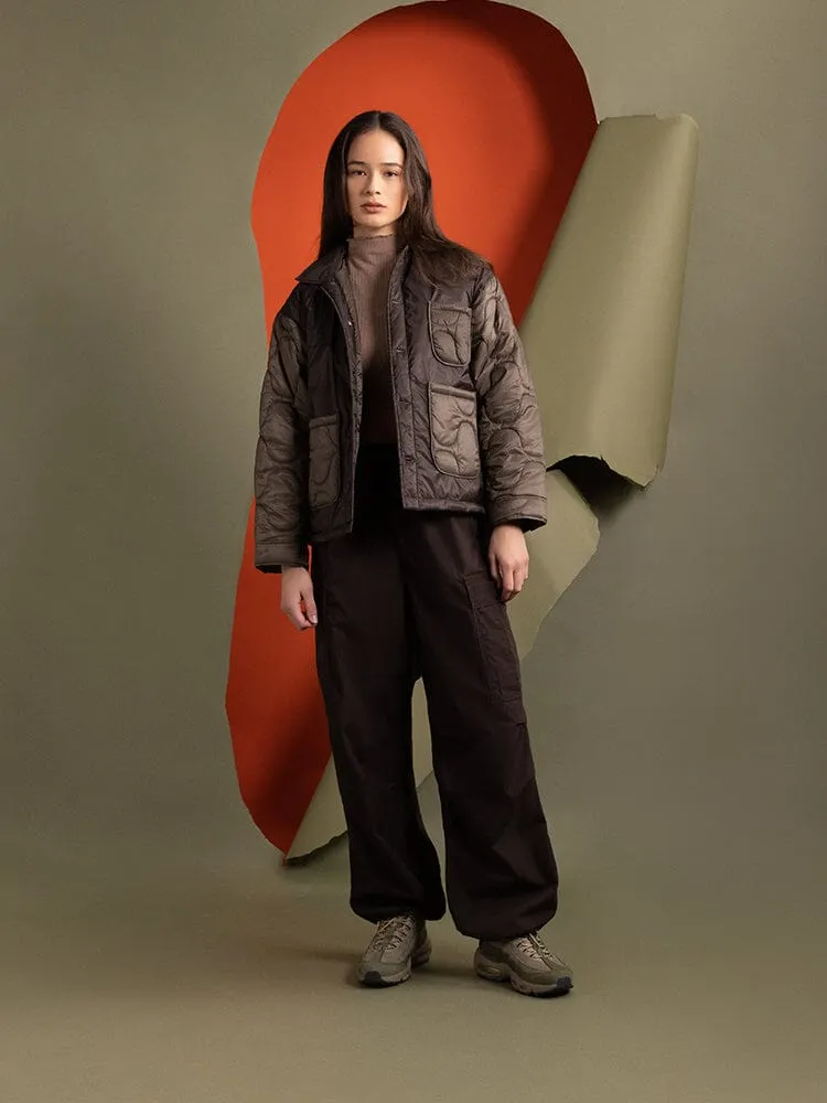 Alpha Industries Chore Coat veste femme chocolat matelassée