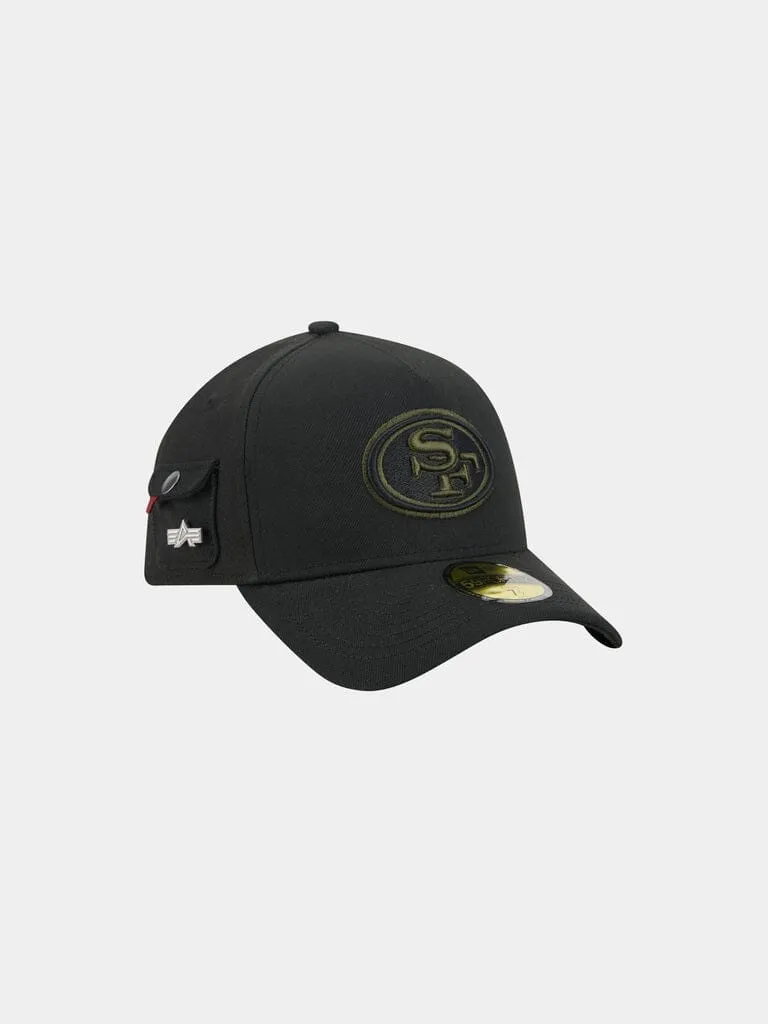 Alpha Industries 49ers New Era 59Forty Casquette Noire