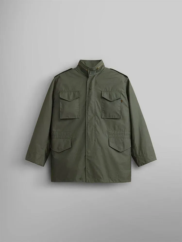 Alpha Industries M-65 field jacket olive nylon coton