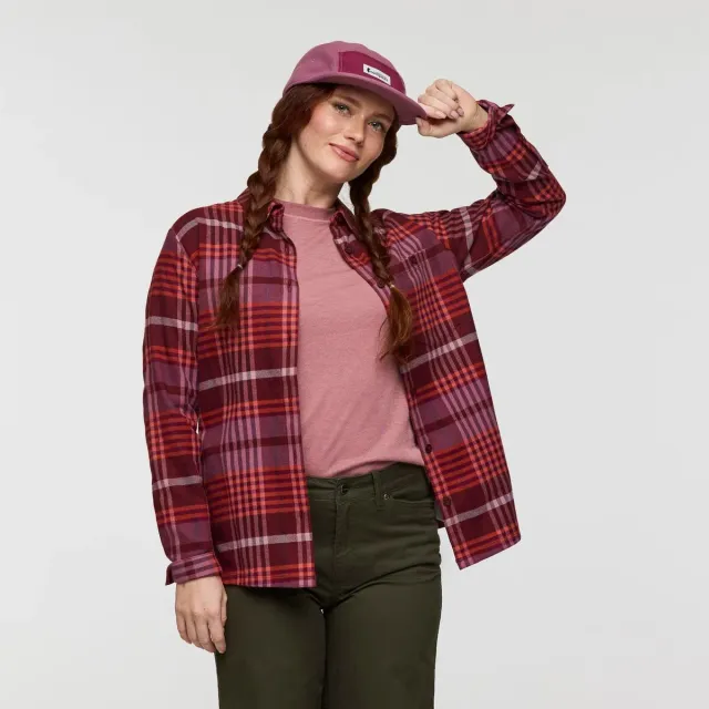 Cotopaxi Quedo Flannel chemise femme Cargo Plaid coton