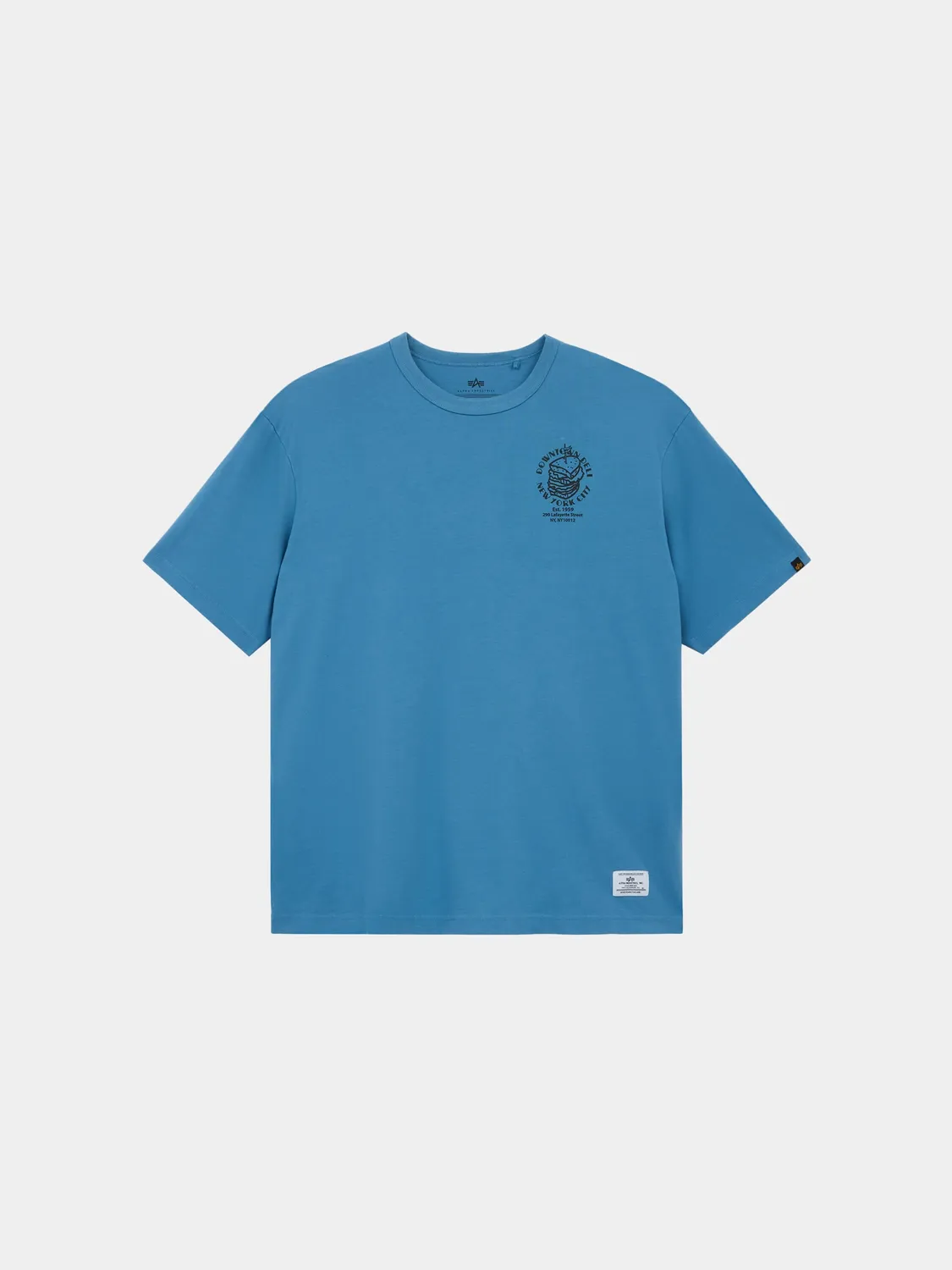 Alpha Industries Downtown Deli t-shirt bleu relaxed