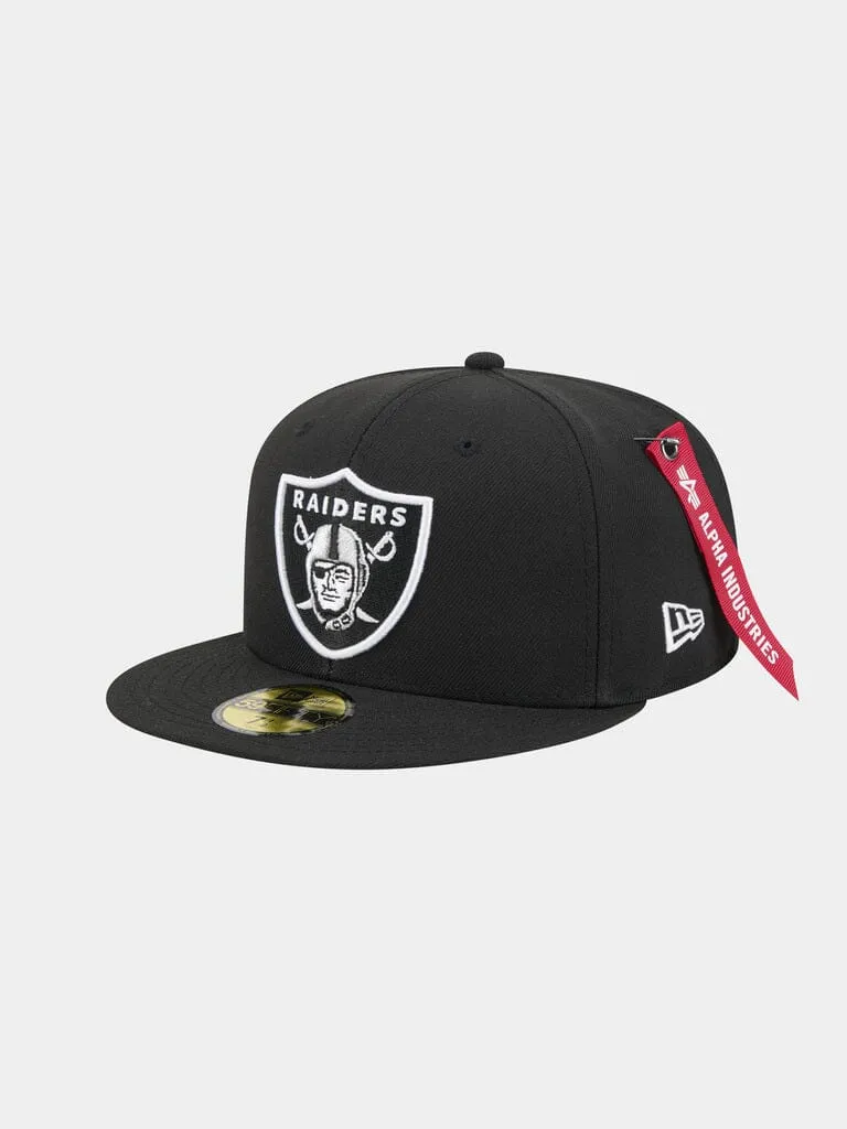 Alpha Industries Raiders New Era casquette fitted noire