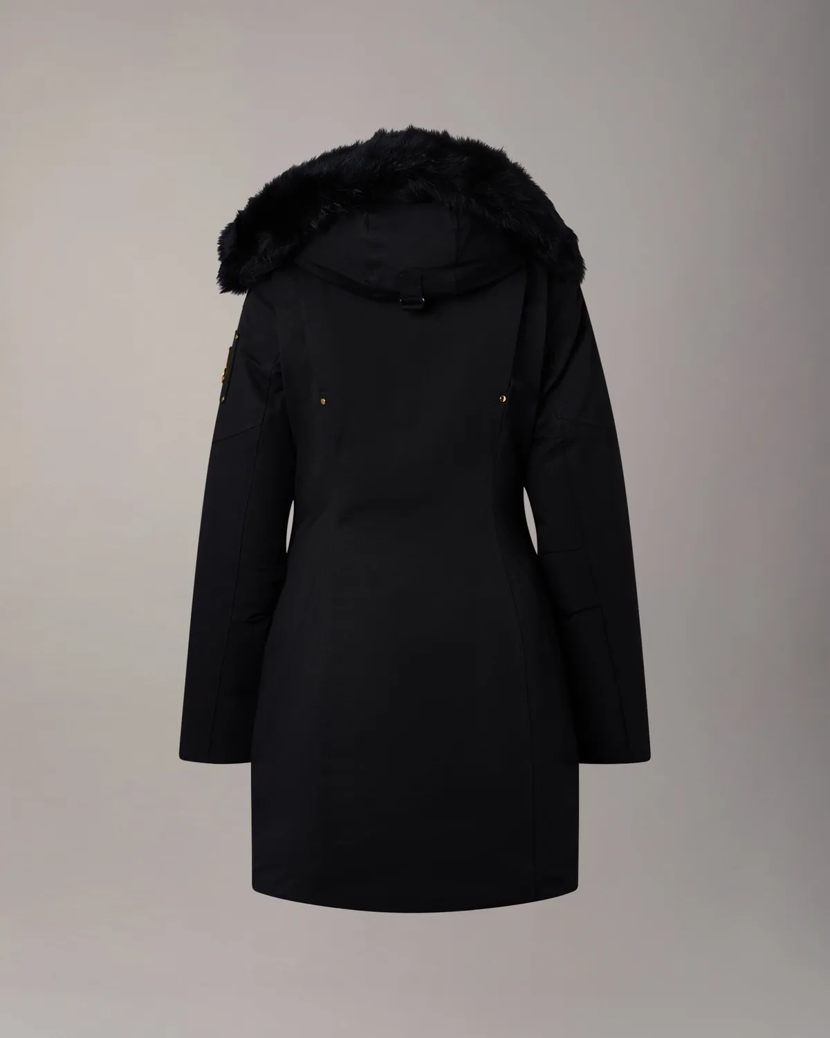 Moose Knuckles Stirling Parka duvet noir Gold femme