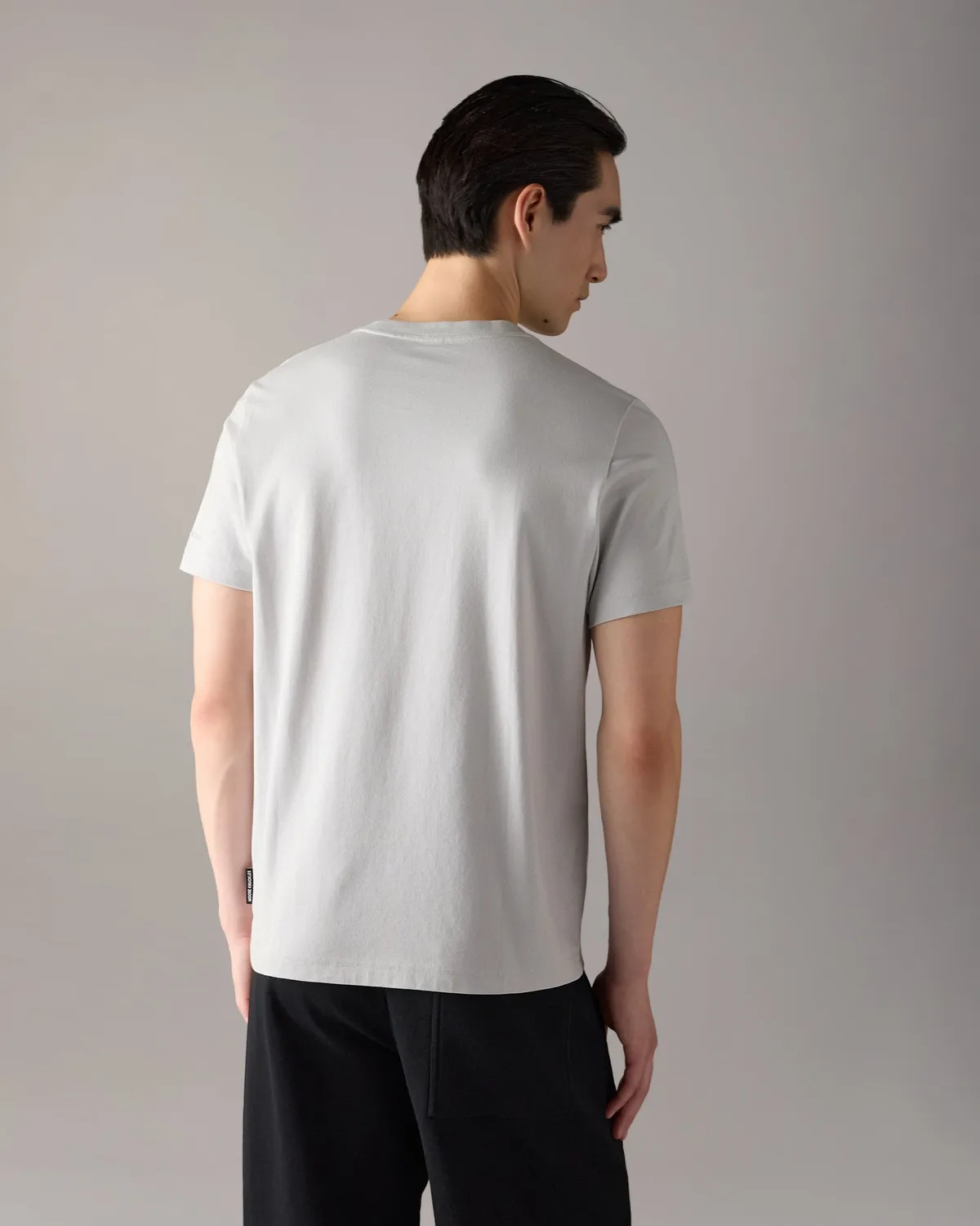 Moose Knuckles Crescent t-shirt stone en coton