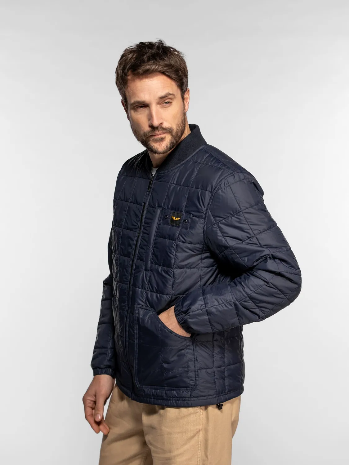DAYTONA Clarion bomber nylon matelassé kaki léger