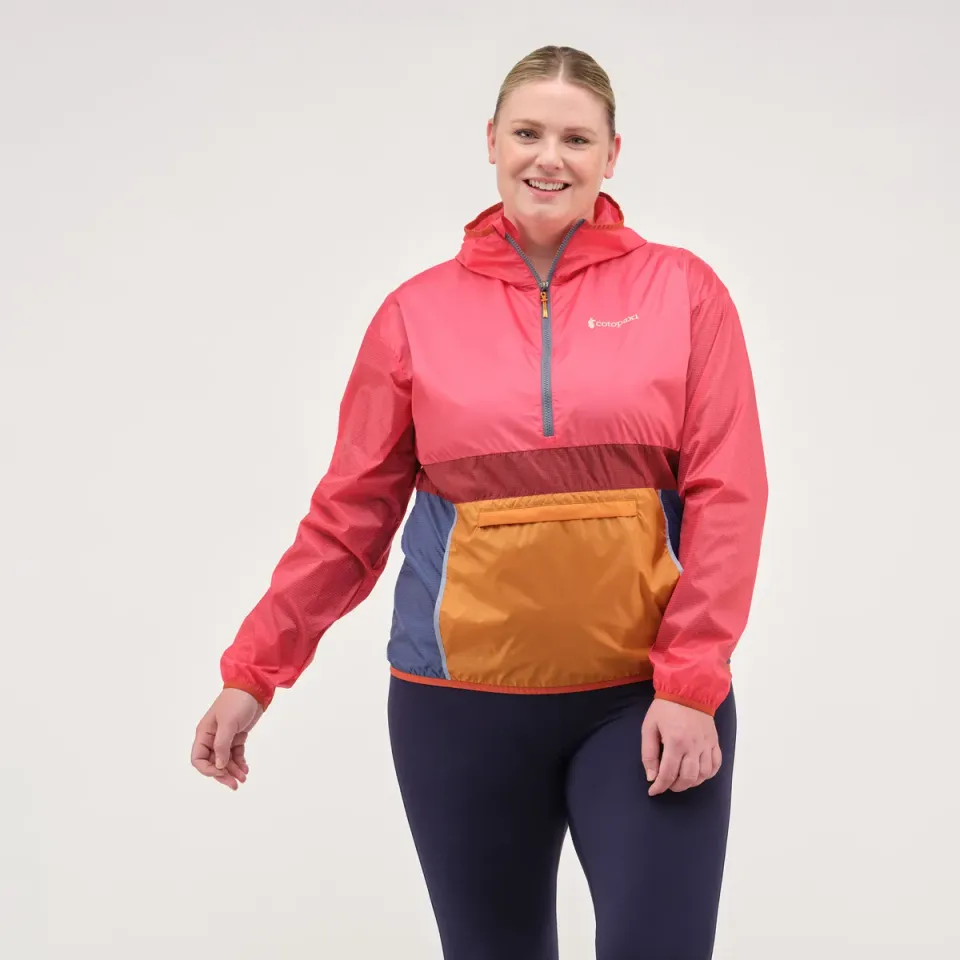Cotopaxi Teca Half-Zip coupe-vent femme Floor Is Lava léger