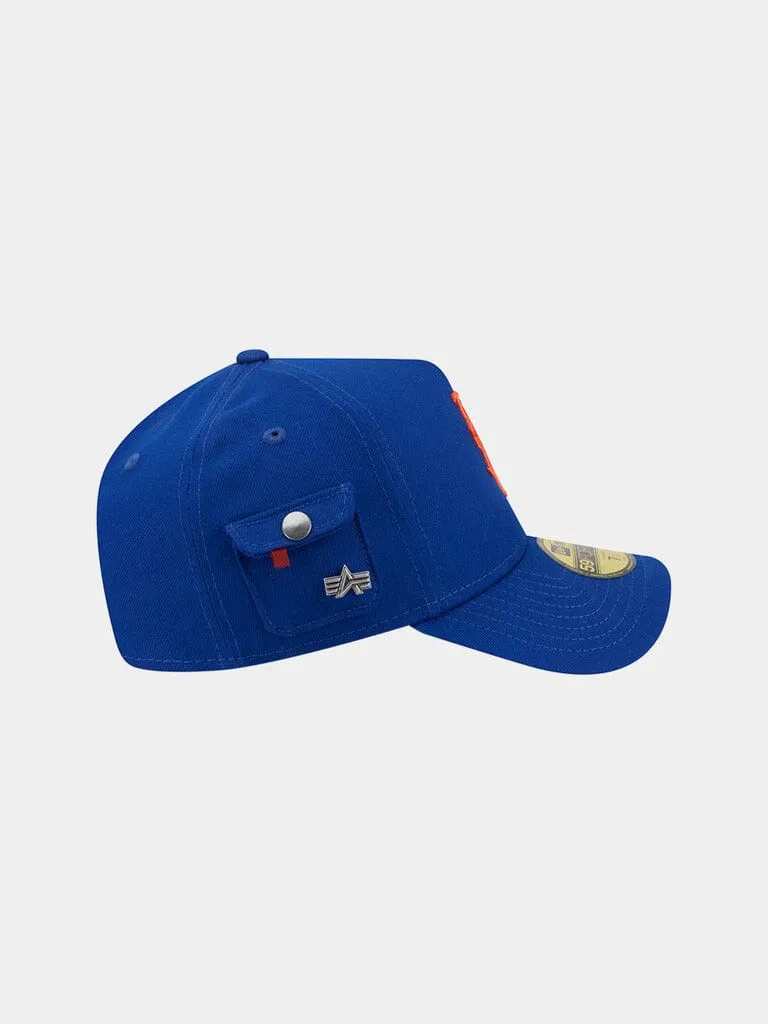Alpha Industries 59Fifty Mets casquette fitted bleu royal rigide