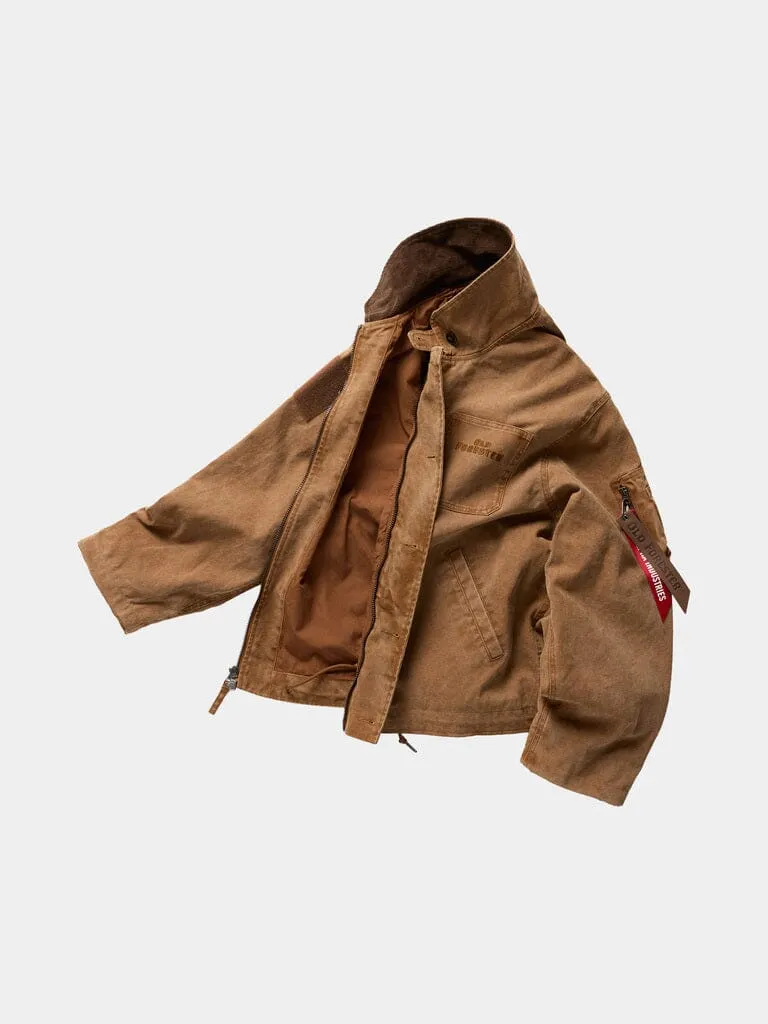 Alpha Industries Old Forester Deck veste kaki toile