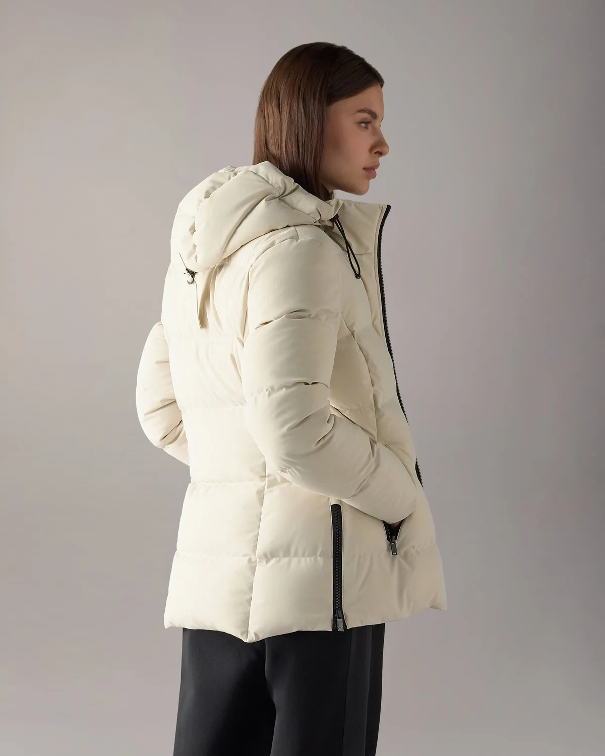 Moose Knuckles Soho 3Q doudoune mi-longue Alabaster
