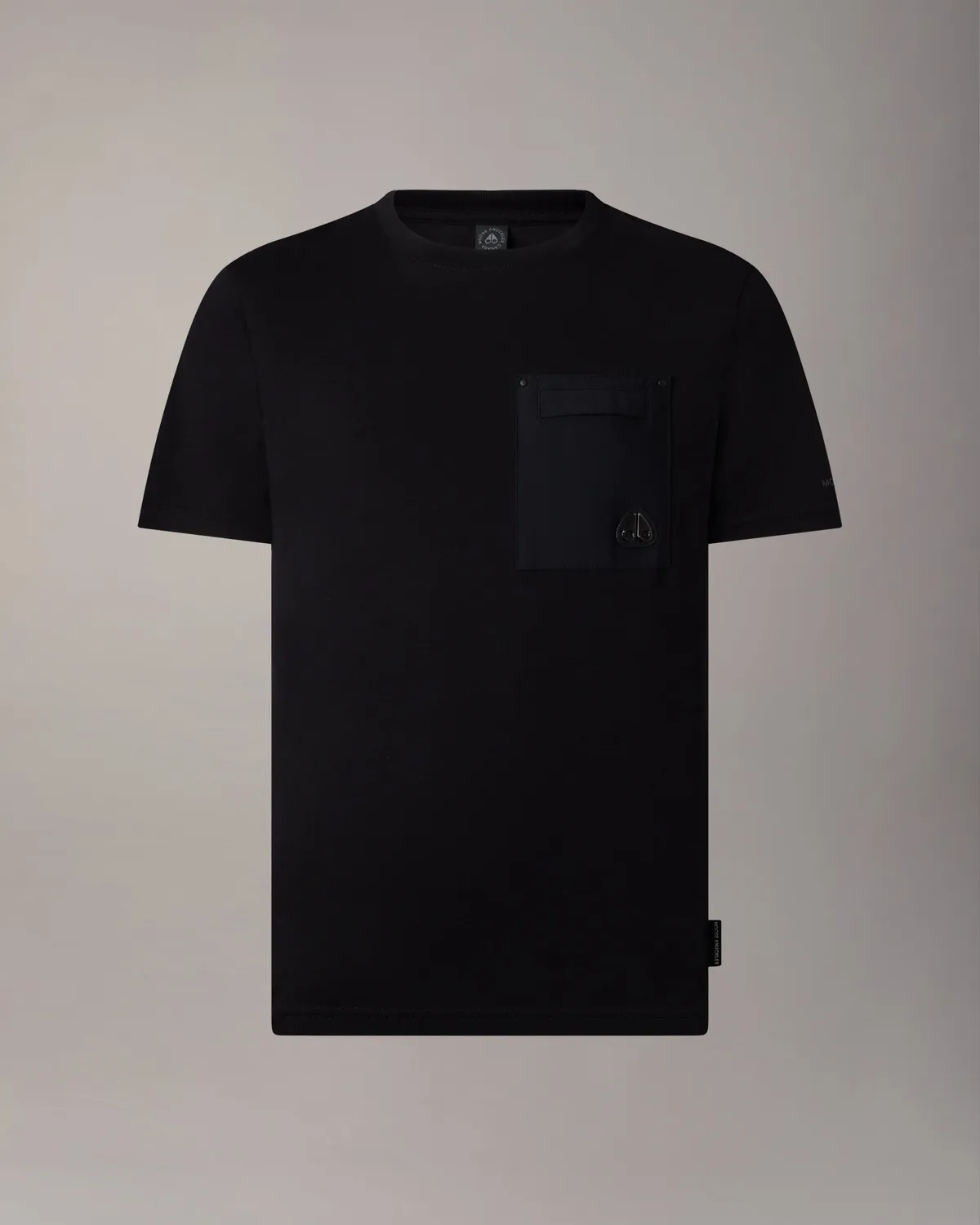 Moose Knuckles Dalon t-shirt noir coton homme