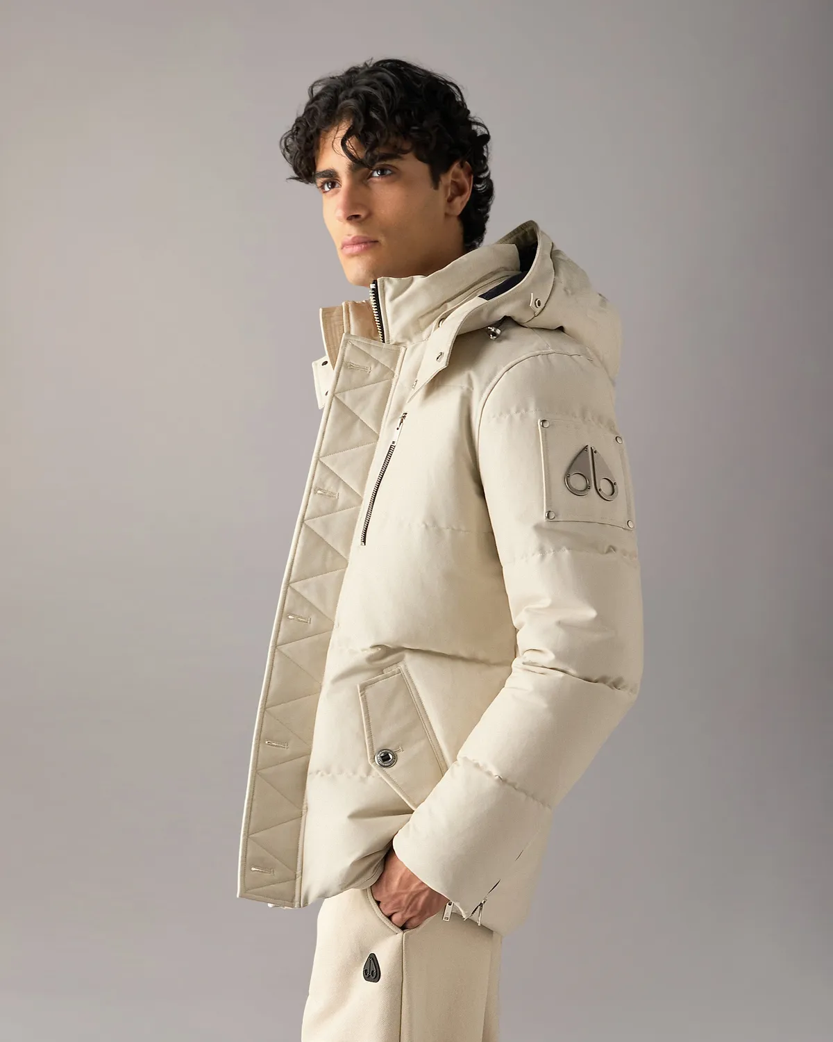Moose Knuckles Original 3Q doudoune homme alabaster bronze