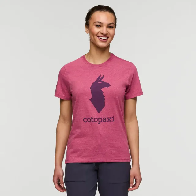 Cotopaxi Llama t-shirt femme Sangria coton bio