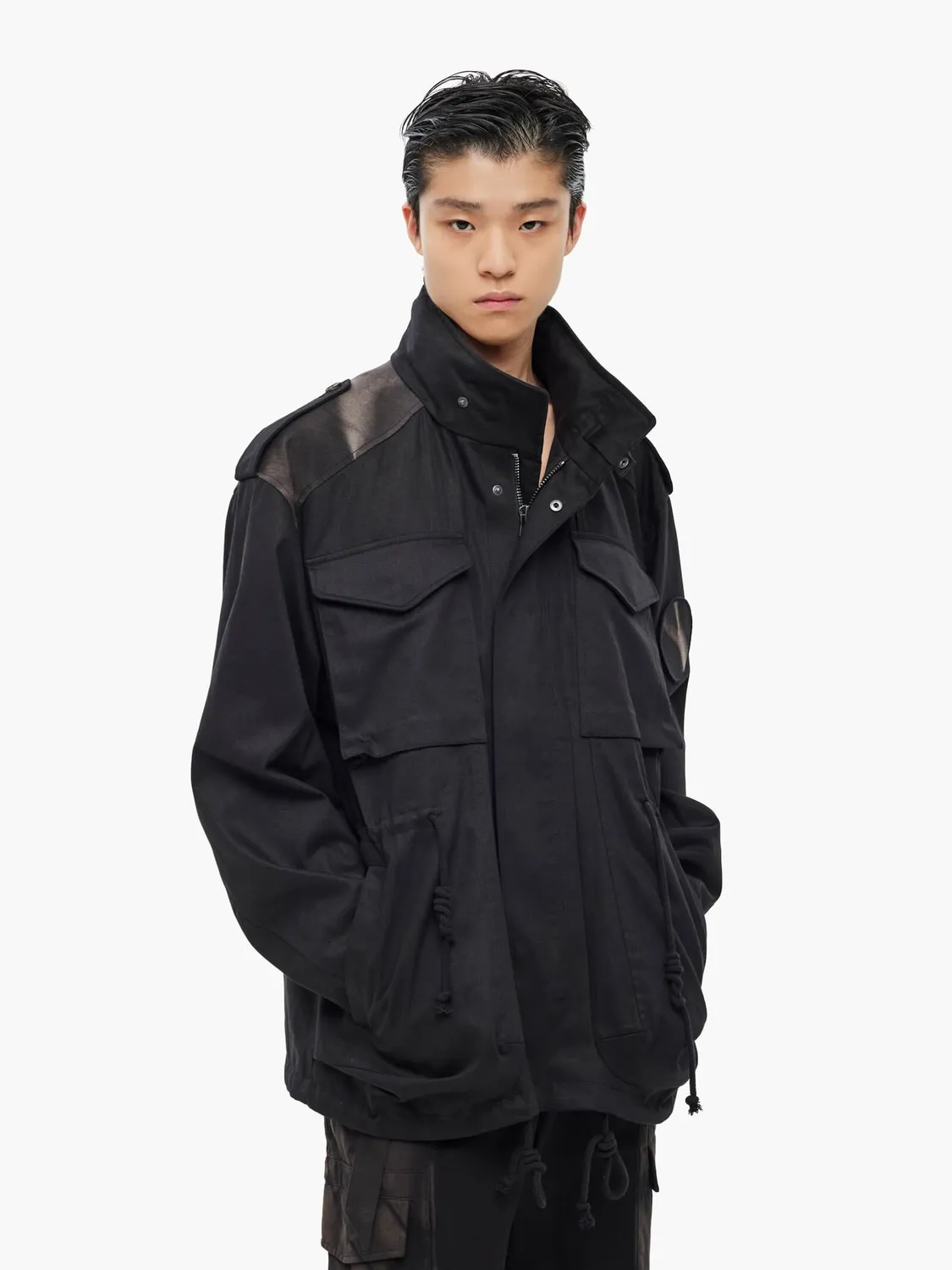 Alpha Industries JiyongKim Sun-Bleached veste field noire
