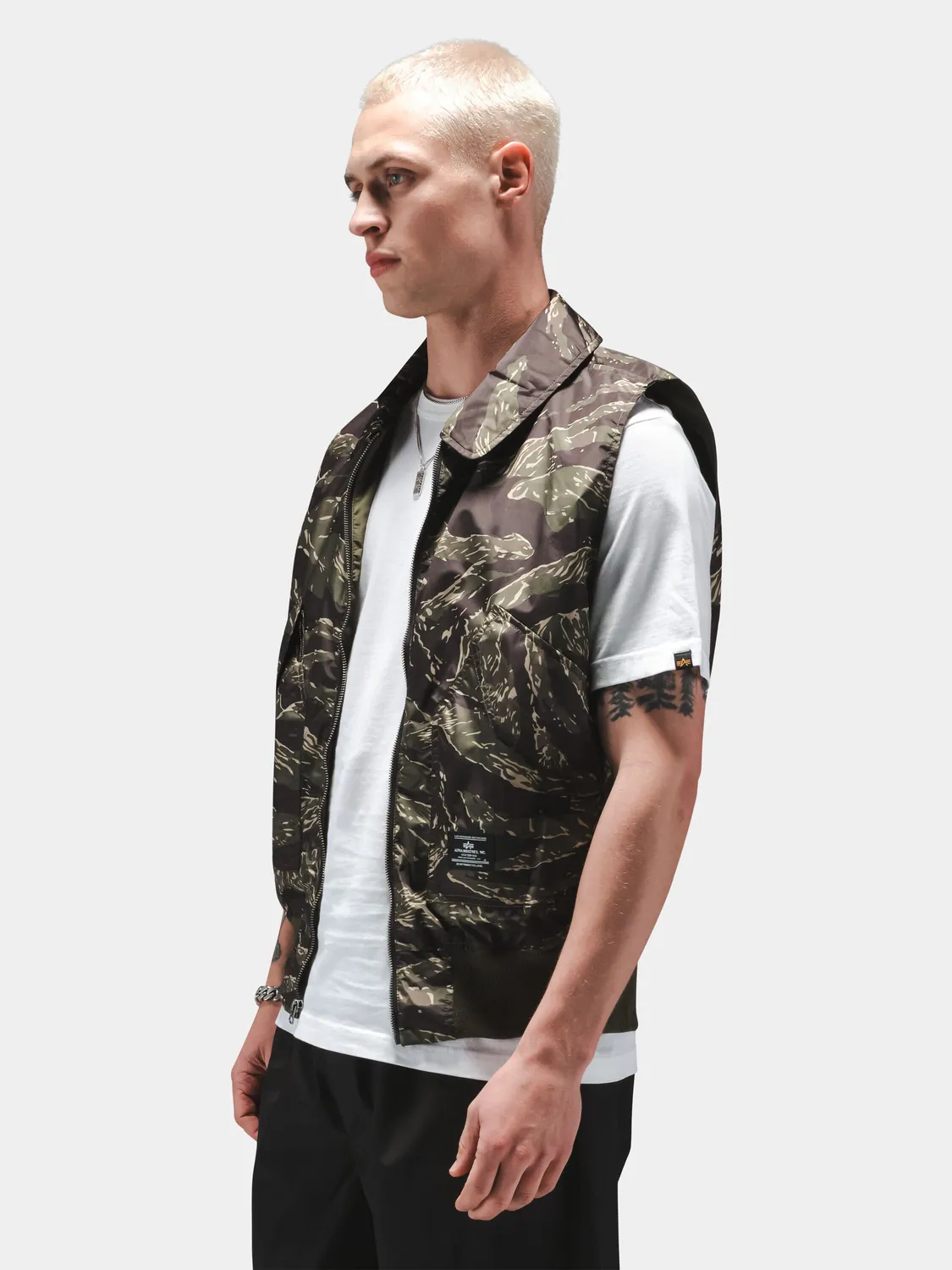 Alpha Industries CWU 36/P gilet Tiger Camo léger