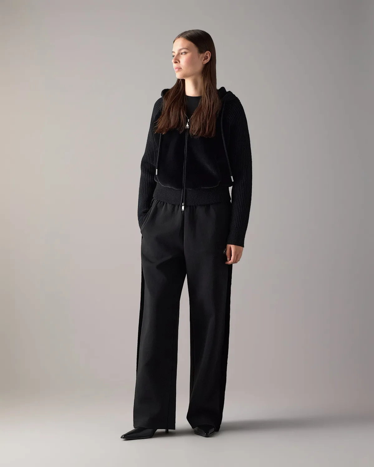 Moose Knuckles Mixed Media Bunny pantalon noir large