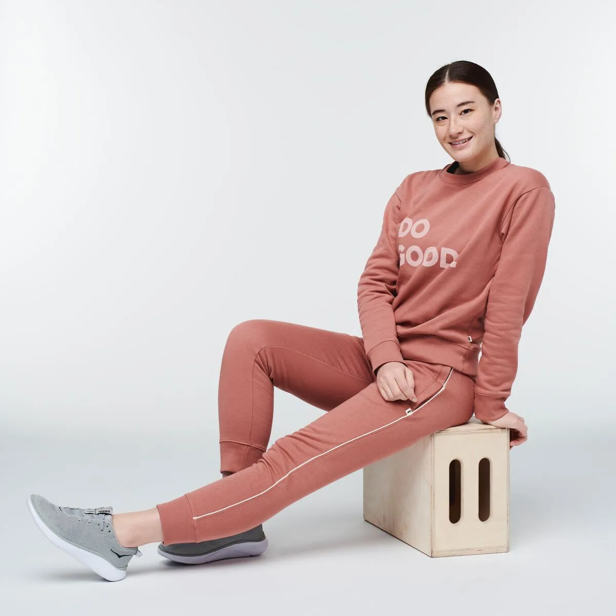 Cotopaxi Do Good Crew Sweatshirt Femme Earthen Coton Bio