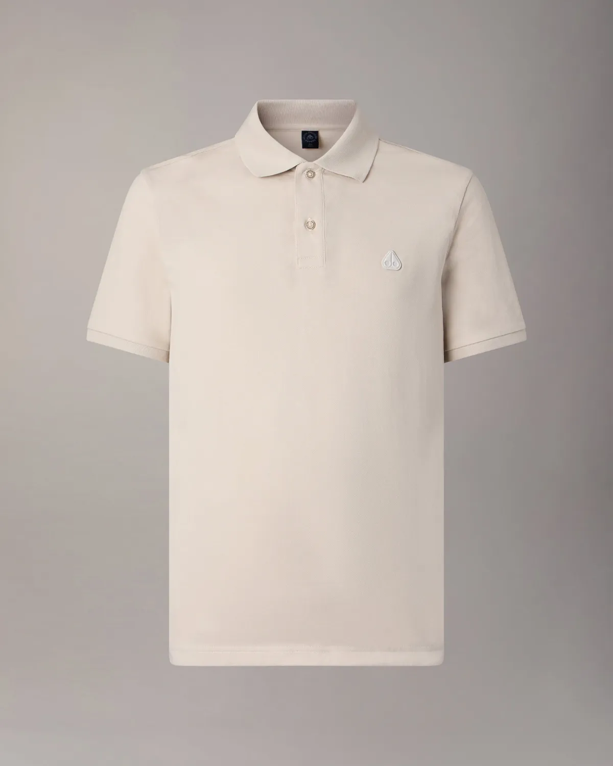 Moose Knuckles Yul polo alabaster coton stretch
