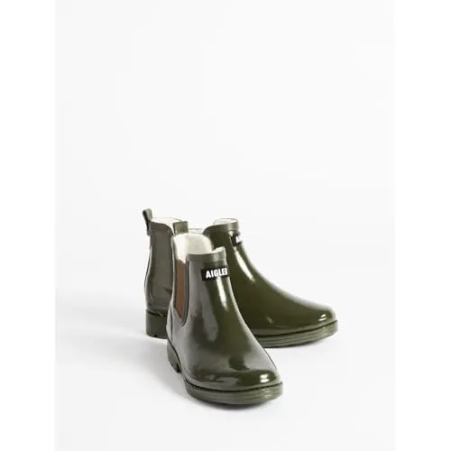 Aigle Carville Fur 2 bottes pluie femme 39 fourrées