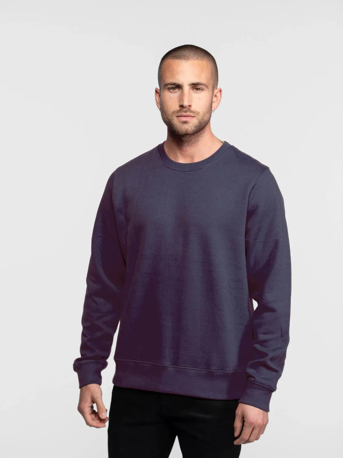 DAYTONA Harrisson sweat col rond navy molleton